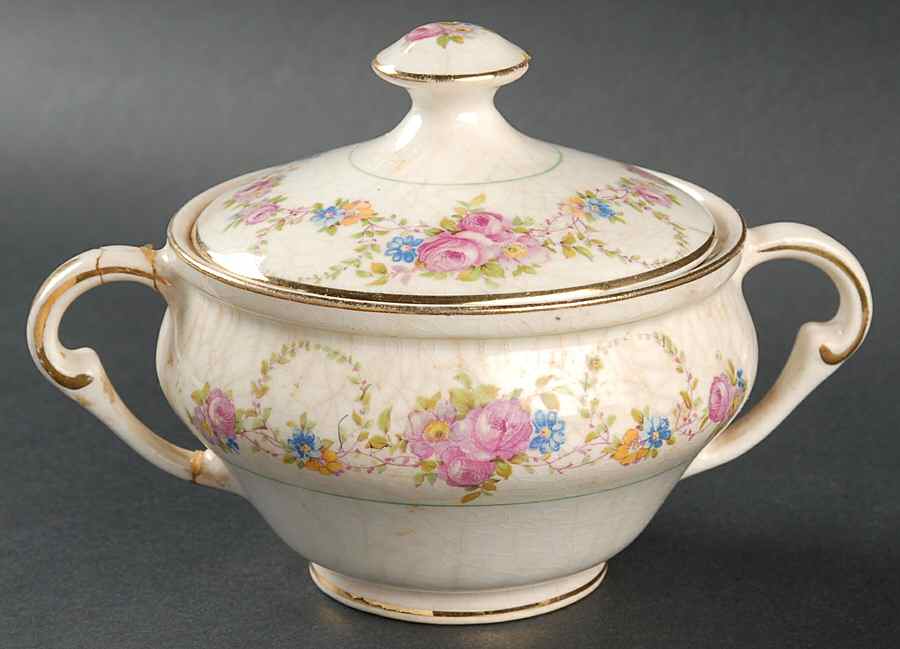 Mayfair Sugar Bowl & Lid by Pope Gosser-1