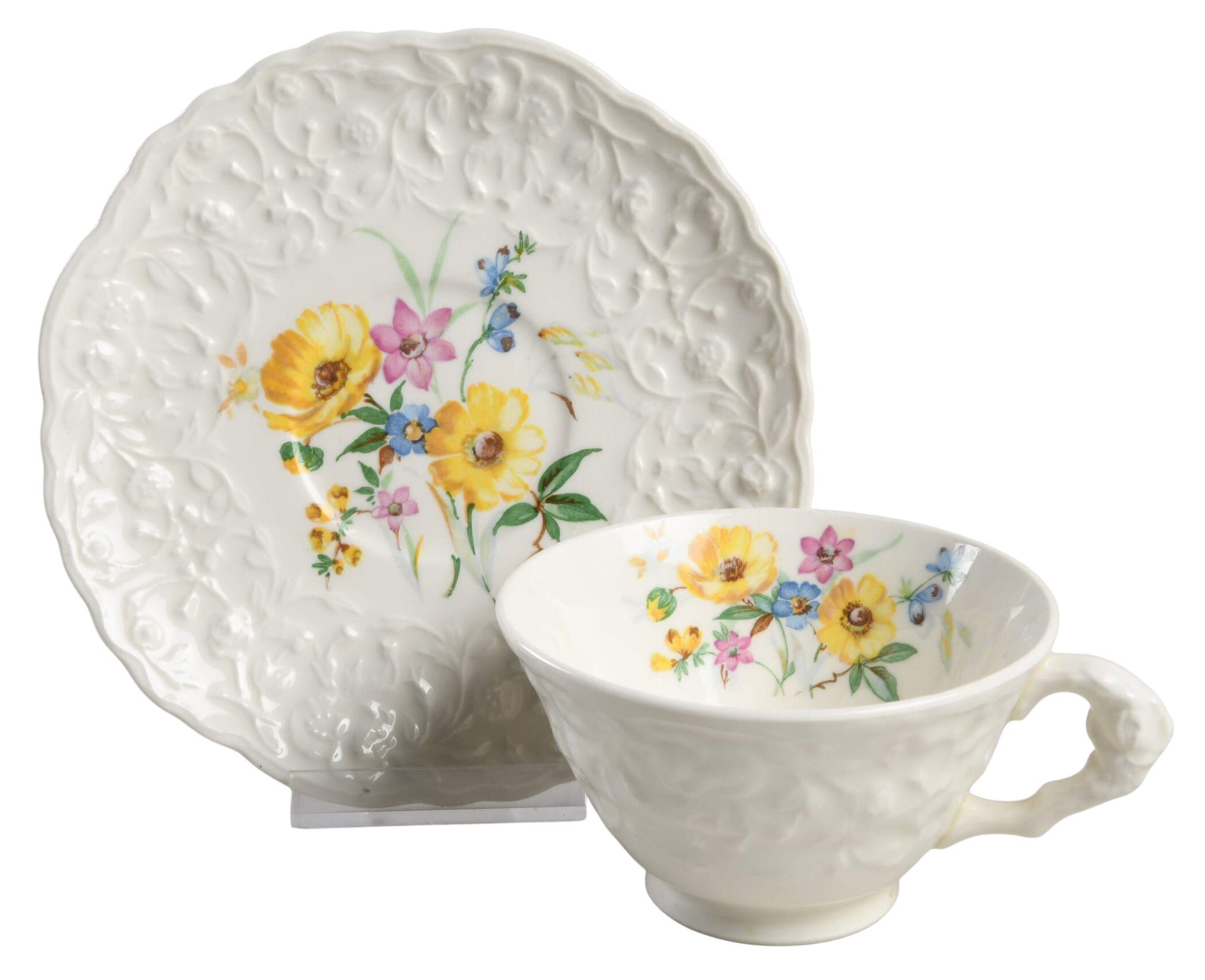 POP79 Footed Cup & Saucer Set by Pope Gosser-1