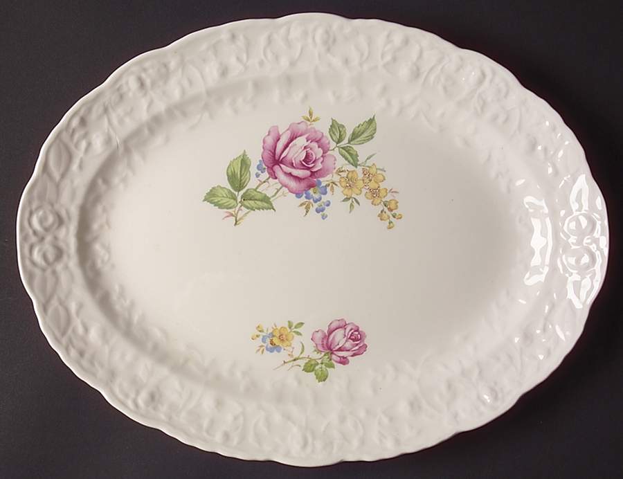 25025 13" Oval Serving Platter by Pope Gosser-1