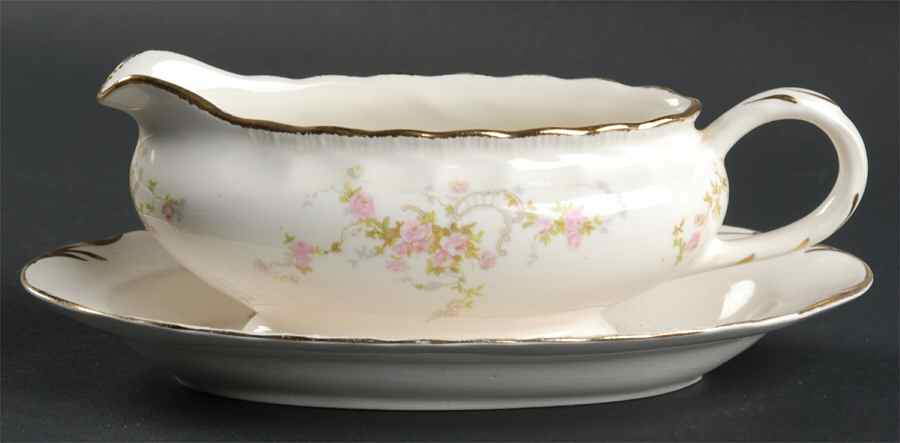 Princess Gravy Boat & Underplate by Pope Gosser-1