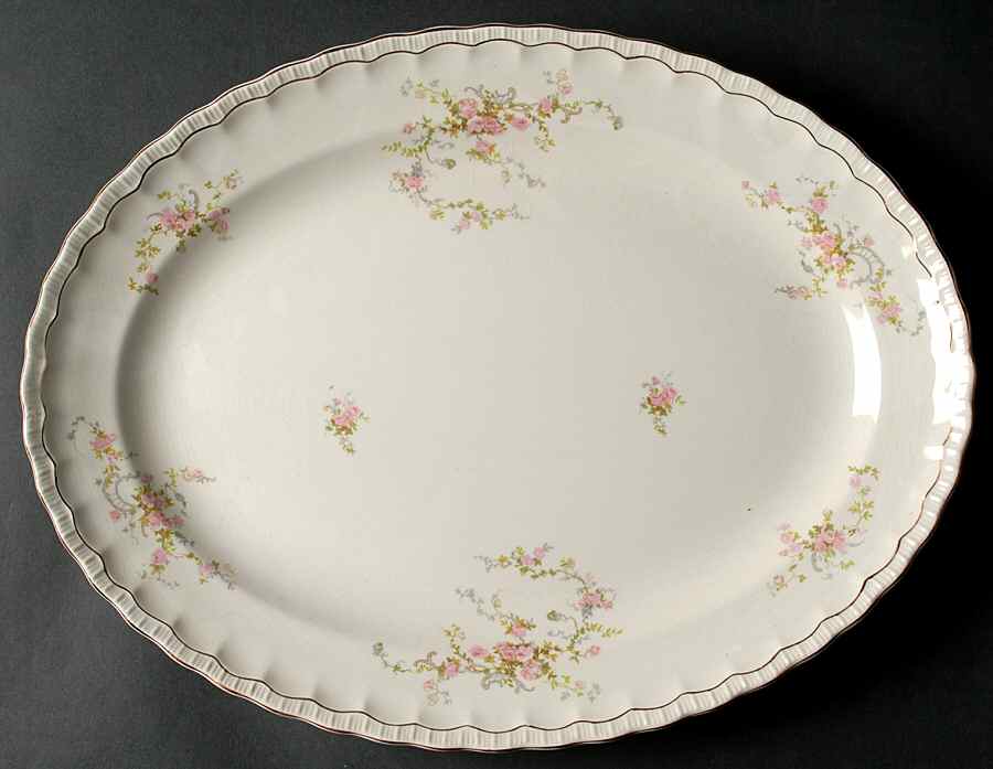Princess 15" Oval Serving Platter by Pope Gosser-1