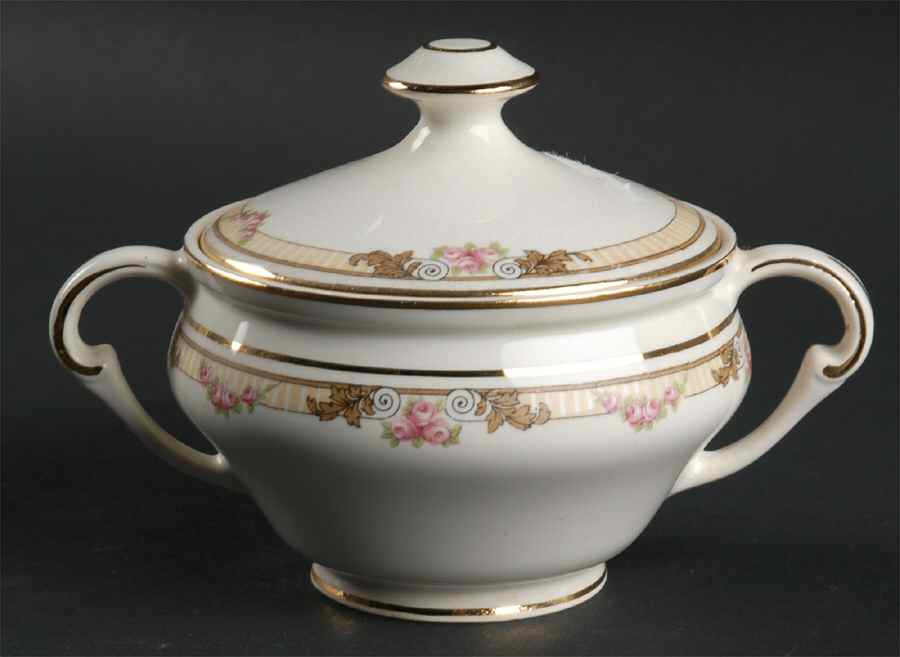 Rhapsody Sugar Bowl & Lid by Pope Gosser-1
