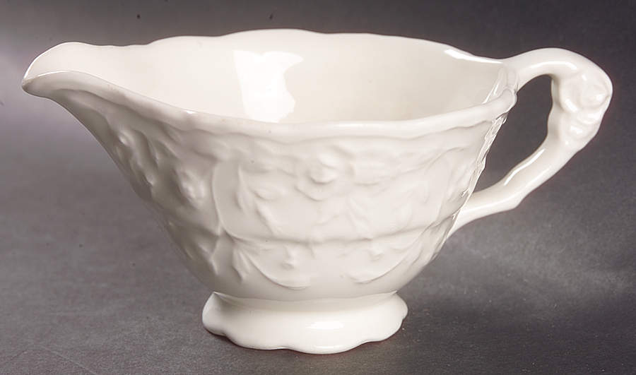 Rose Point Creamer by Pope Gosser-1