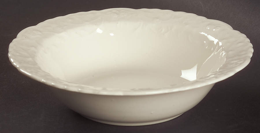 Rose Point Rim Cereal Bowl by Pope Gosser-1