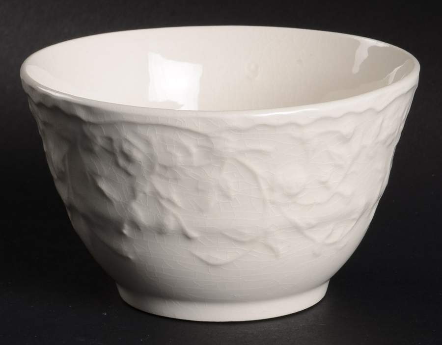 Rose Point Cranberry Bowl by Pope Gosser-1