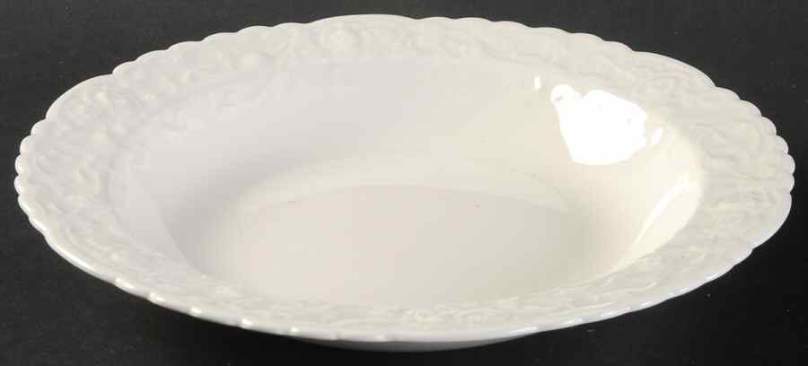 Rose Point Rim Soup Bowl by Pope Gosser-1
