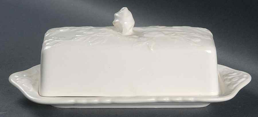 Rose Point 1/4 Lb Covered Butter by Pope Gosser-1