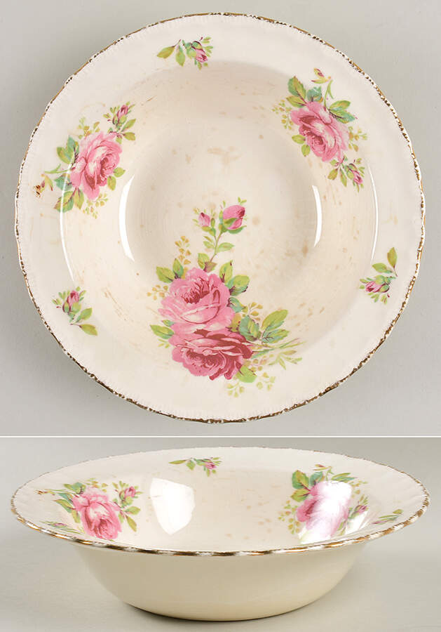 Royal Rose 8" Round Vegetable Bowl by Pope Gosser-1