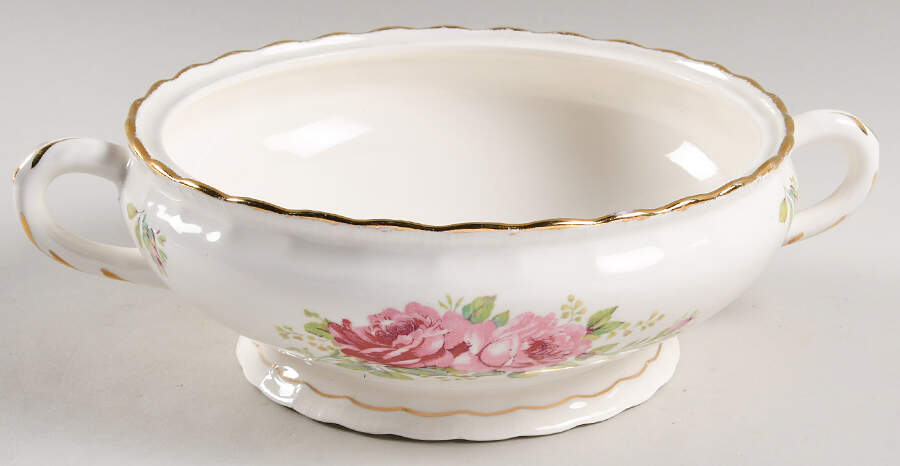 Royal Rose Round Vegetable No Lid by Pope Gosser-1