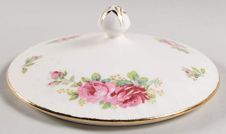 Royal Rose Lid for Round Vegetable by Pope Gosser-1