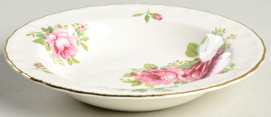 Royal Rose Rim Fruit/Dessert (Sauce) Bowl by Pope Gosser-1