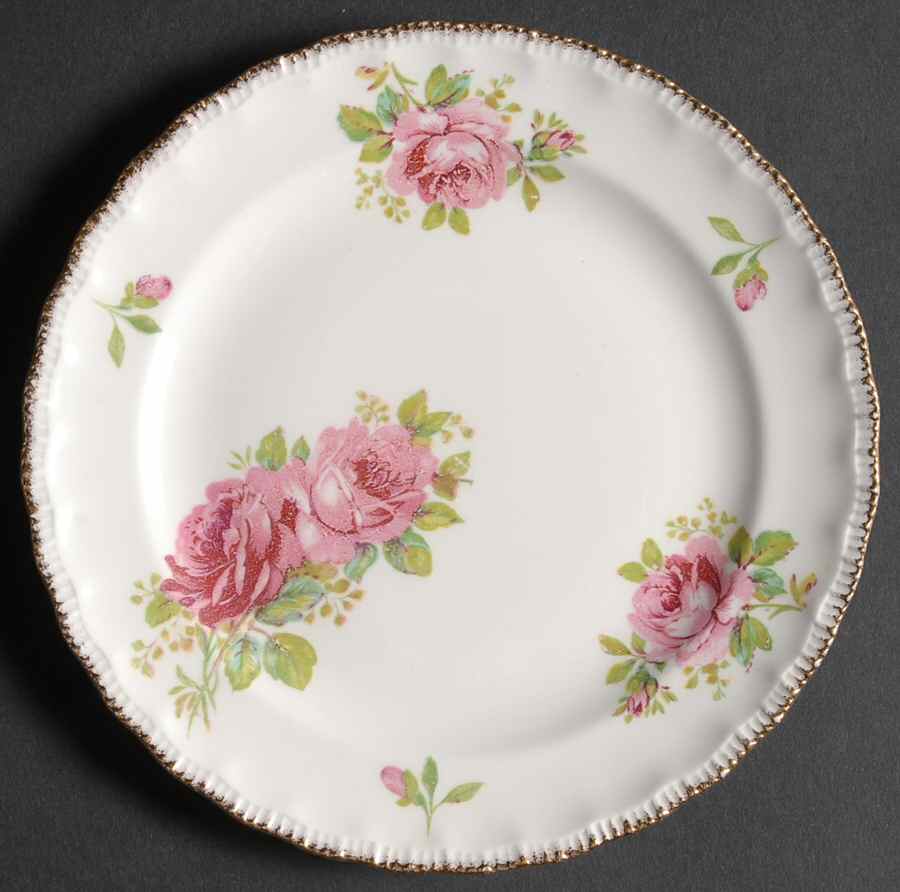 Royal Rose Bread & Butter Plate by Pope Gosser-1