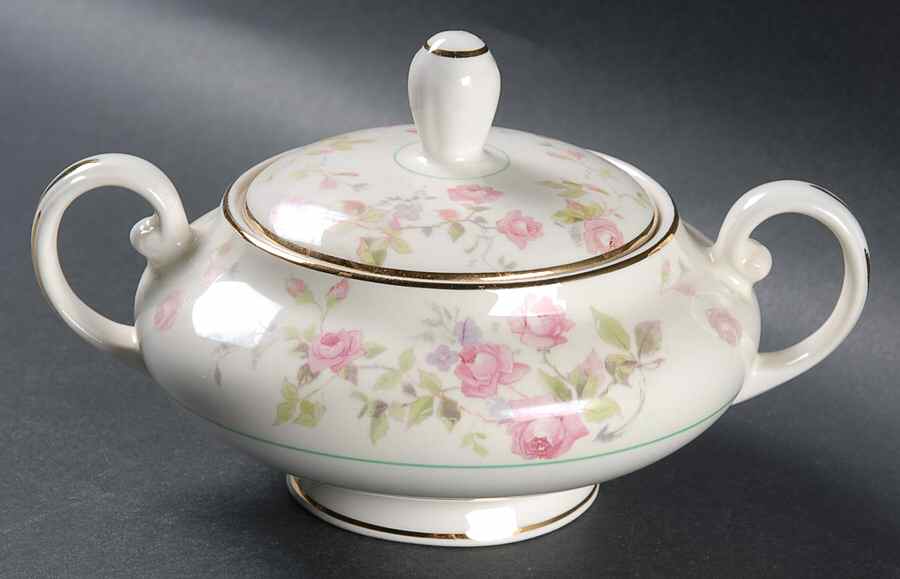 Roselyn Sugar Bowl & Lid by Pope Gosser-1