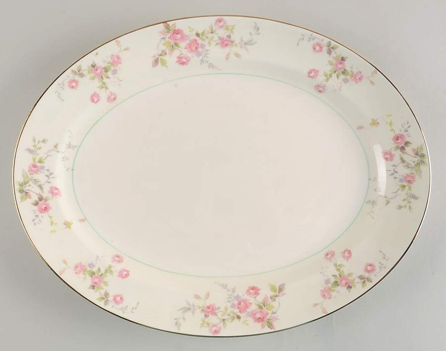 Roselyn 15" Oval Serving Platter by Pope Gosser-1