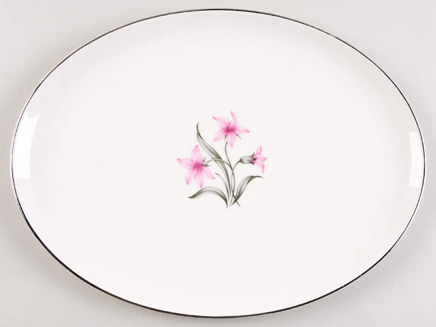 Sharon 12" Oval Serving Platter by Pope Gosser-1