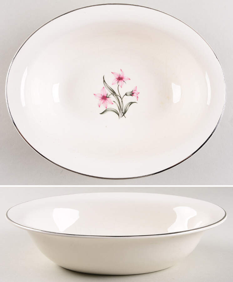 Sharon 9" Oval Vegetable Bowl by Pope Gosser-1