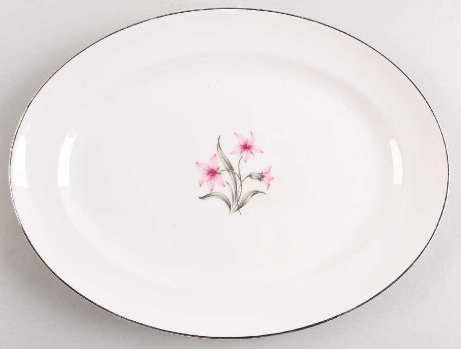 Sharon 15" Oval Serving Platter by Pope Gosser-1