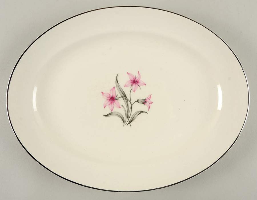 Sharon 13" Oval Serving Platter by Pope Gosser-1