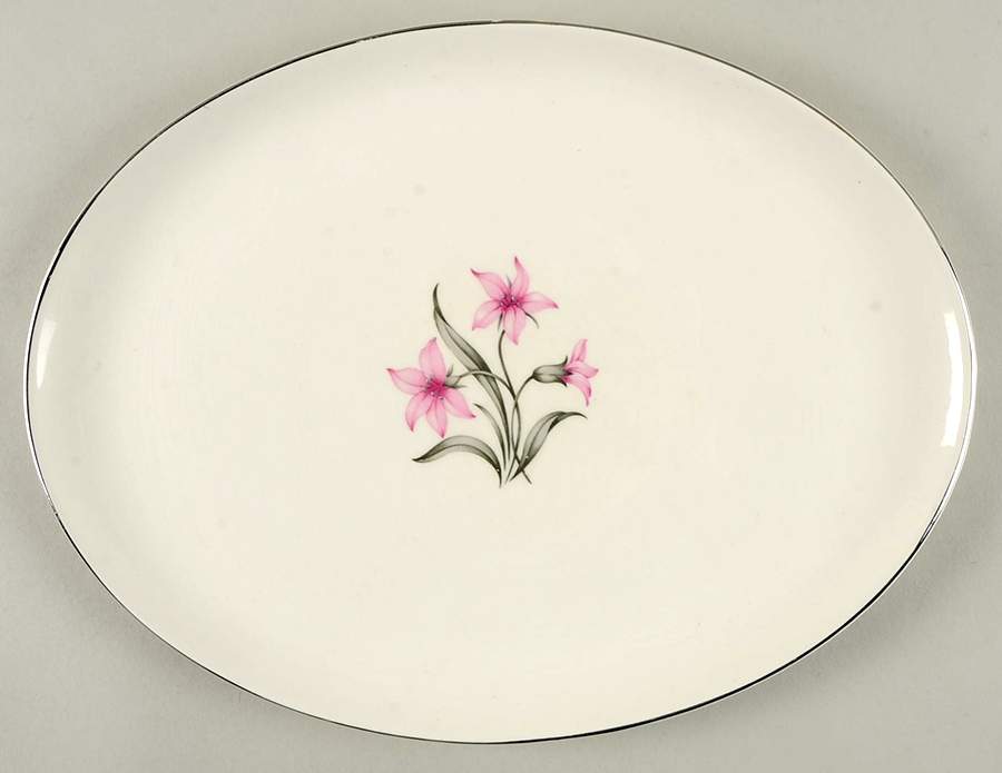 Sharon 13" Oval Serving Platter by Pope Gosser-1