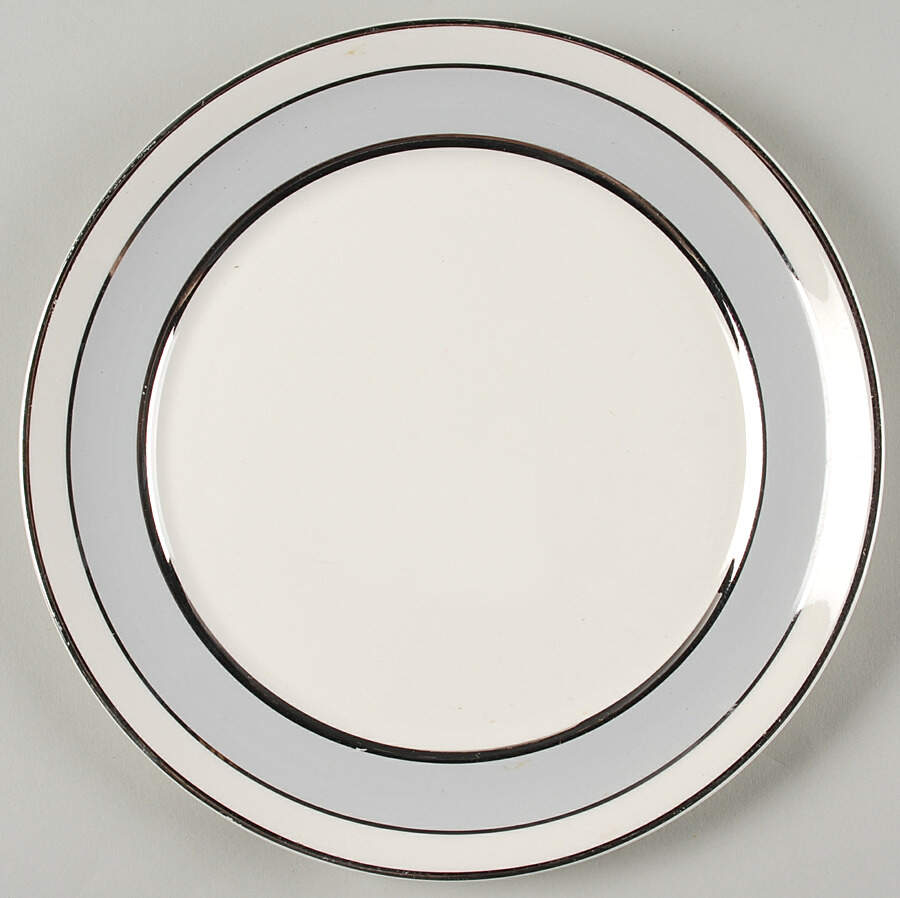 Silver Dawn Salad Plate by Pope Gosser-1
