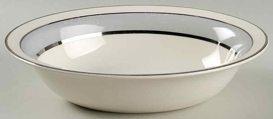 Silver Dawn 9" Oval Vegetable Bowl by Pope Gosser-1