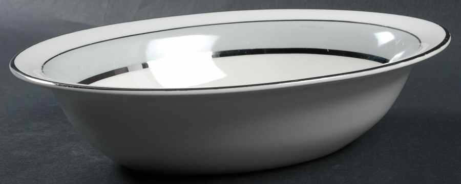 Silver Dawn 10" Oval Vegetable Bowl by Pope Gosser-1
