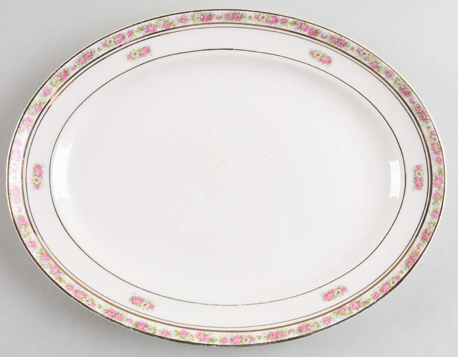 St. Regis 11" Oval Serving Platter by Pope Gosser-1