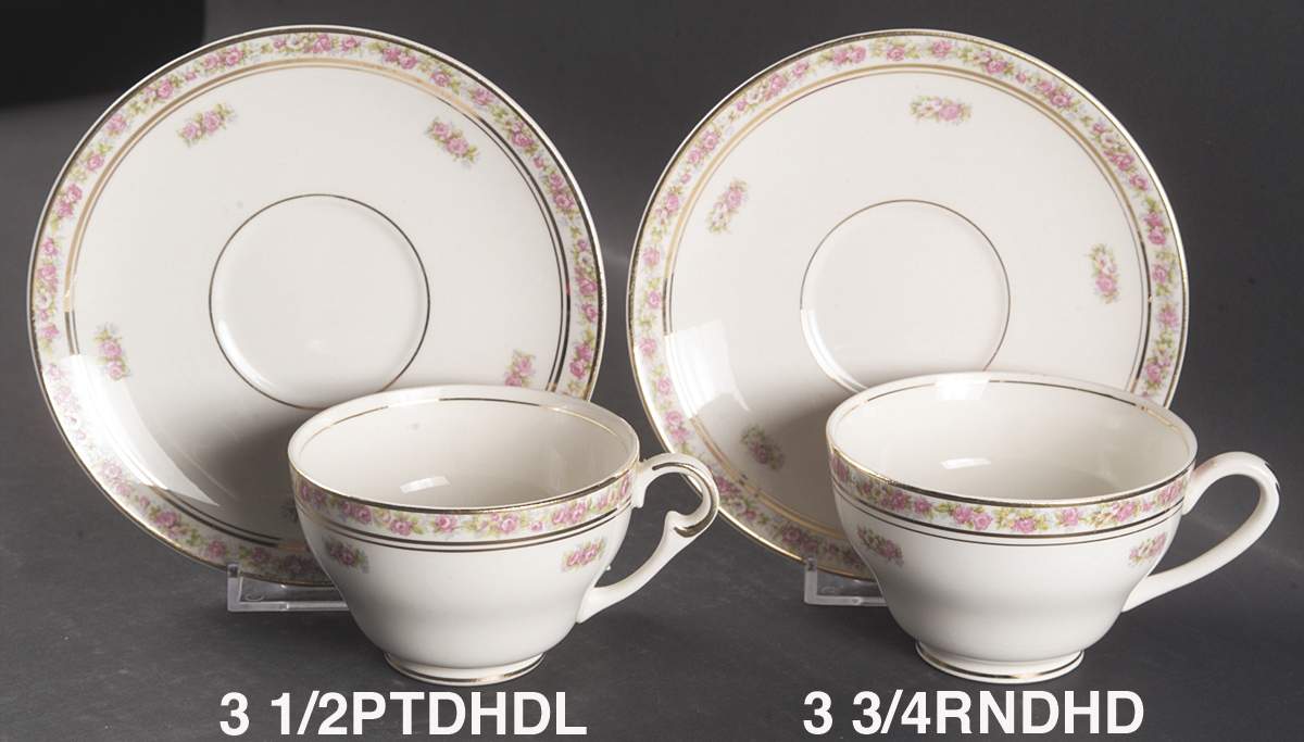 St. Regis Footed Cup & Saucer Set by Pope Gosser-1
