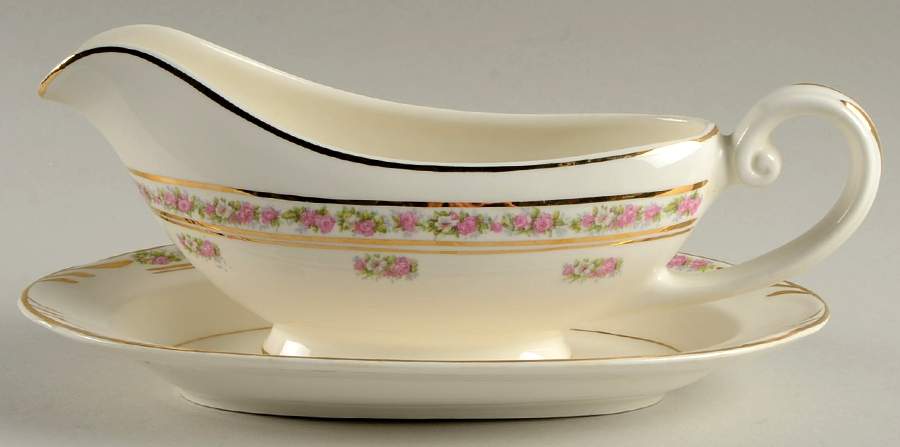 St. Regis Gravy Boat & Underplate/Relish by Pope Gosser-1