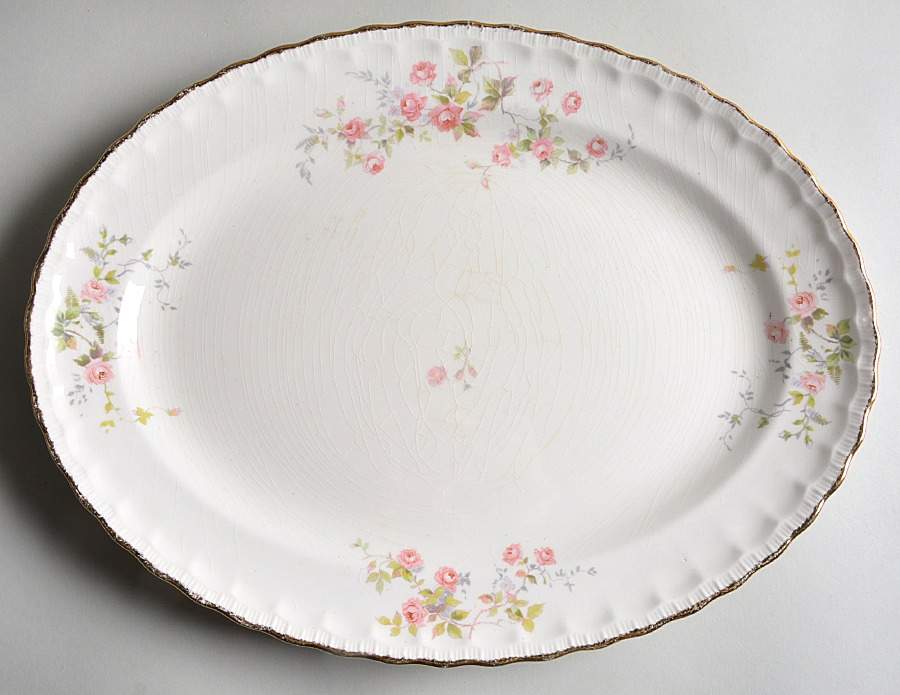 Tralee 15" Oval Serving Platter by Pope Gosser-1