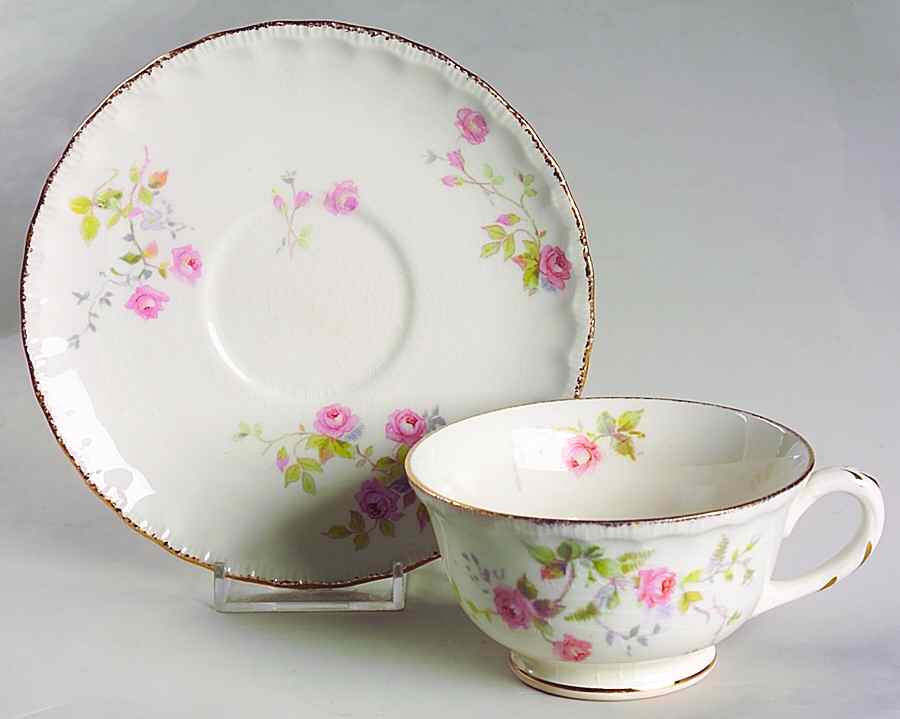 Tralee Footed Cup & Saucer Set by Pope Gosser-1