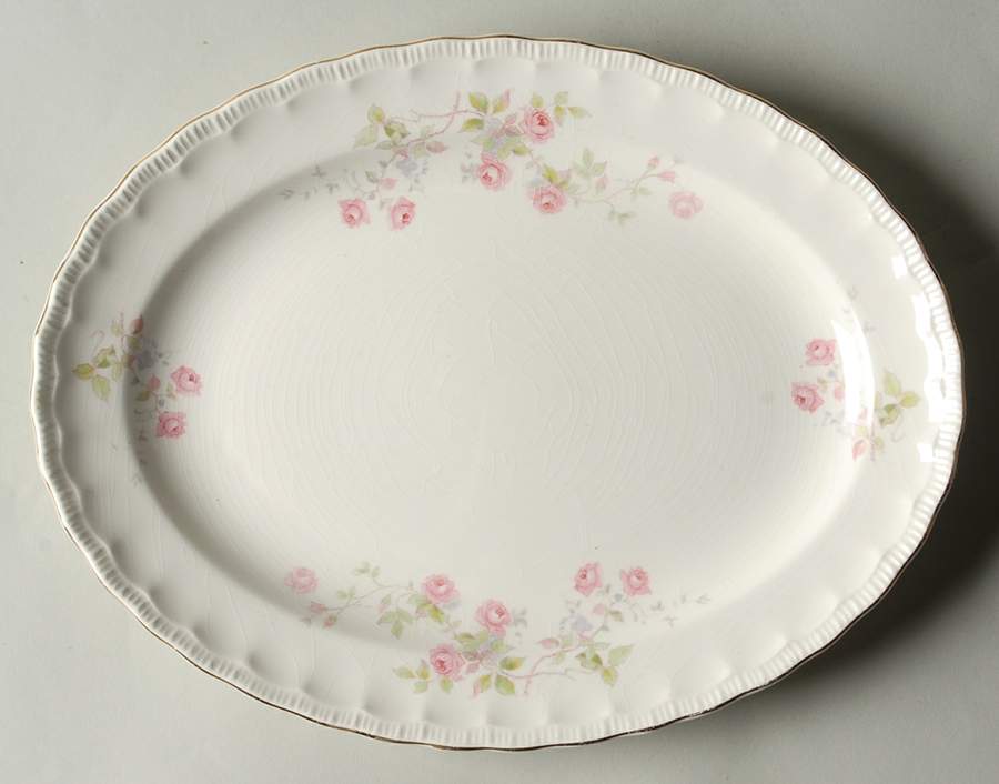 Tralee 11" Oval Serving Platter by Pope Gosser-1