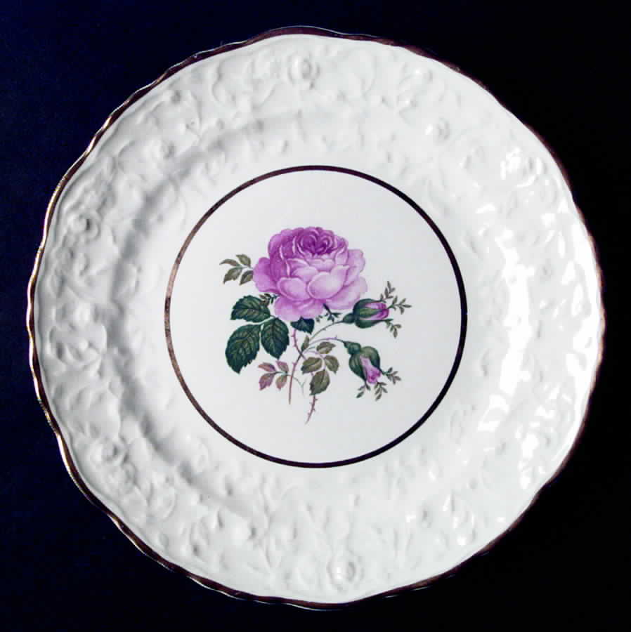 Windsor Rose Luncheon Plate by Pope Gosser-1