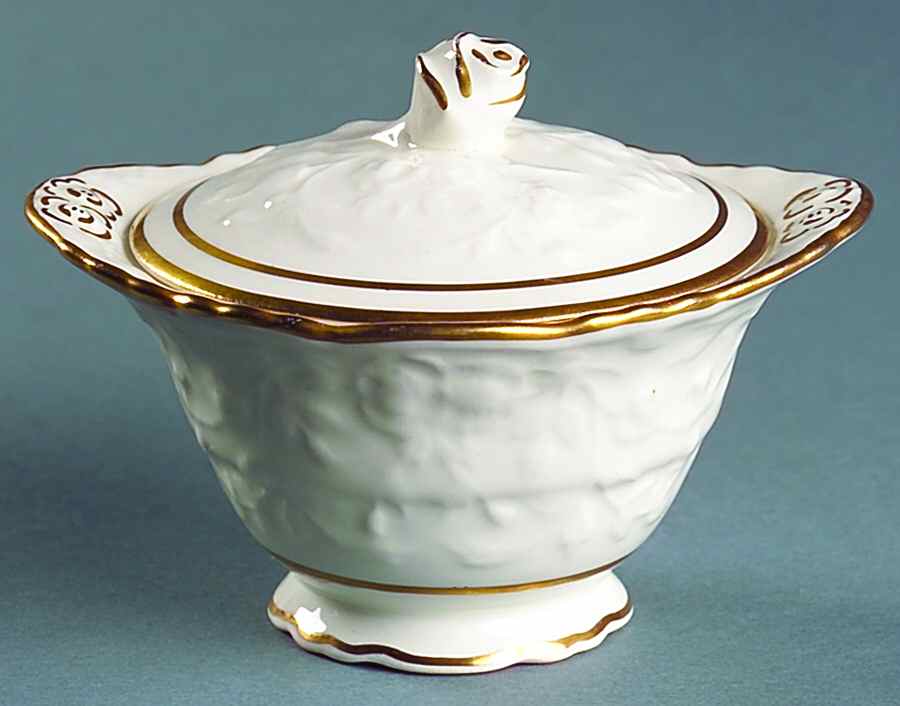 Windsor Rose Sugar Bowl & Lid by Pope Gosser-1