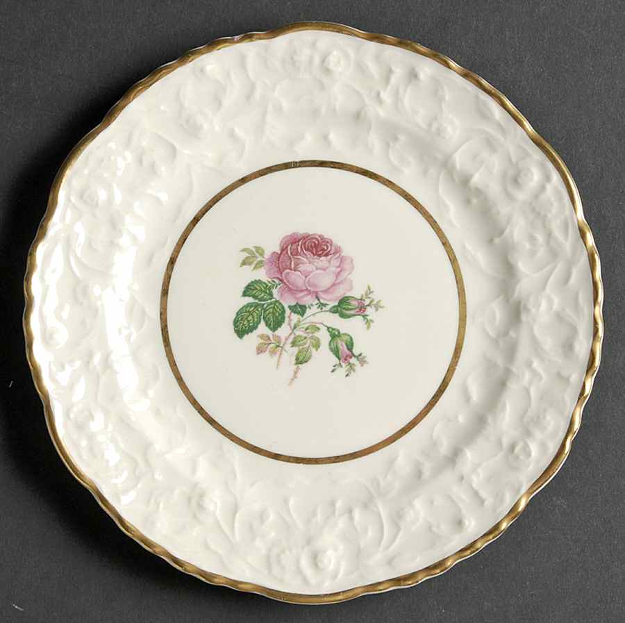 Windsor Rose Bread & Butter Plate by Pope Gosser-1
