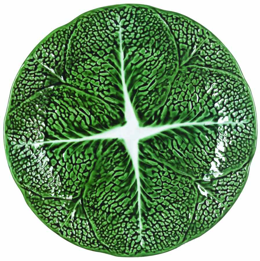 Cabbage Green Dinner Plate by Secla-1