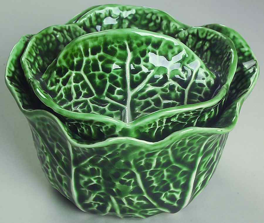 Cabbage Green Individual Soup & Lid by Secla-1