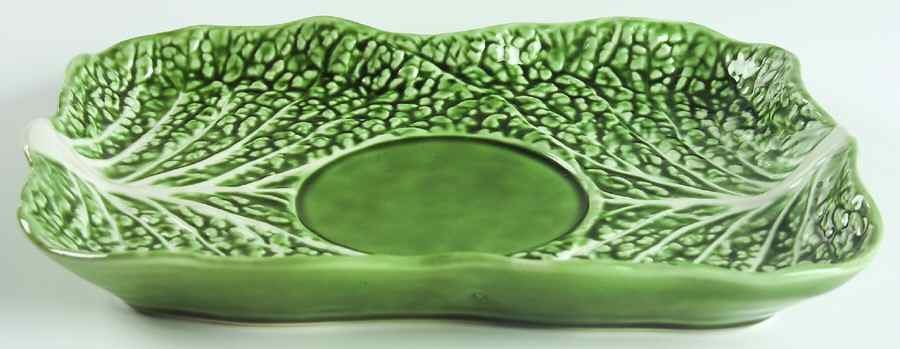 Cabbage Green Chip Bowl/Plate for Chip & Dip Set by Secla-1
