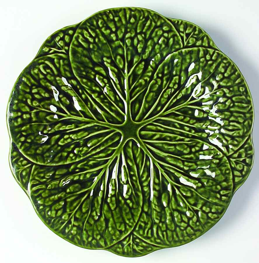 Cabbage Green 12" Chop Plate (Round Platter) by Secla-1