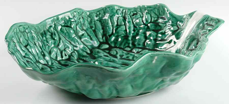 Cabbage Green 13" Large Salad Serving Bowl by Secla-1