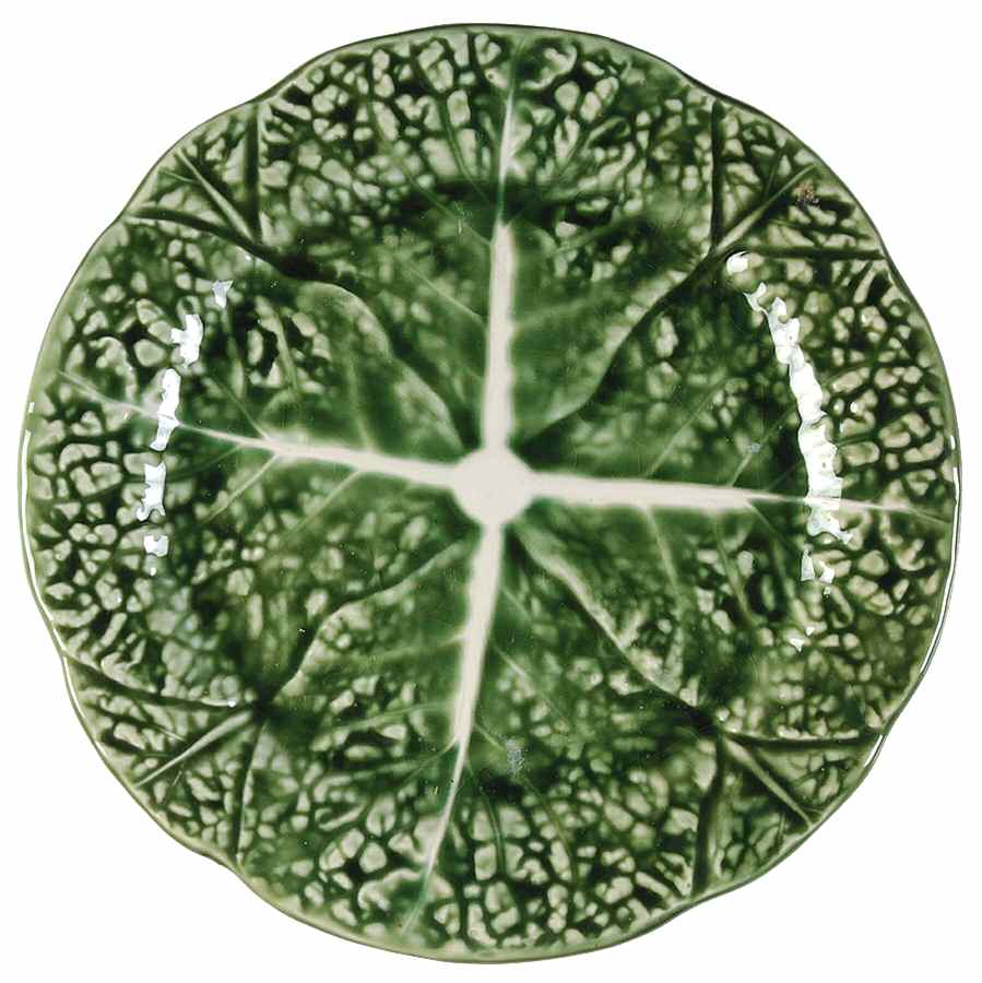 Cabbage Green Bread & Butter Plate by Secla-1