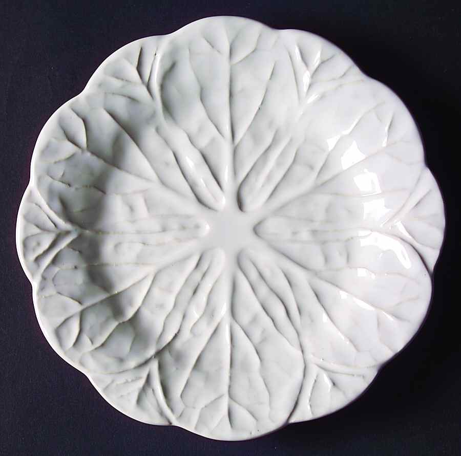 Cabbage White Bread & Butter Plate by Secla-1