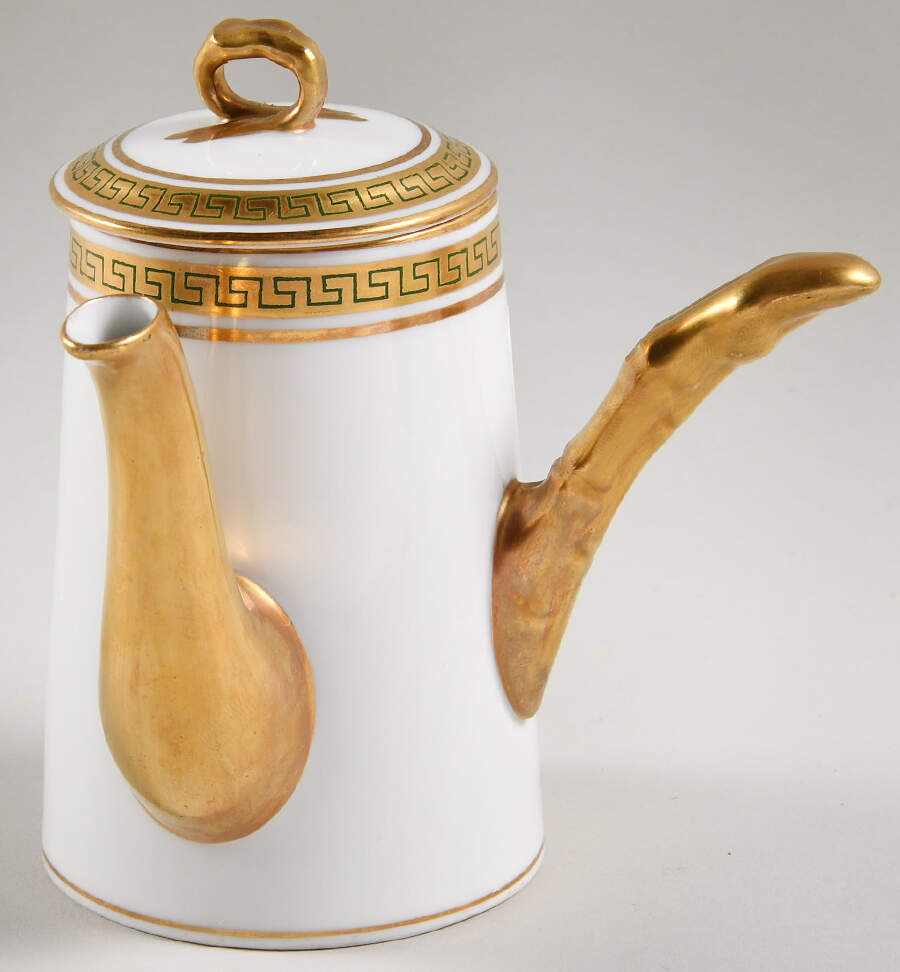 The Athena Individual Coffee Pot & Lid by Jean Pouyat-1