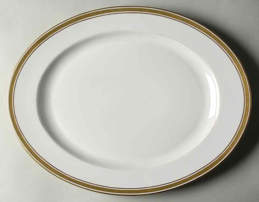 The Athena 18" Oval Serving Platter by Jean Pouyat-1
