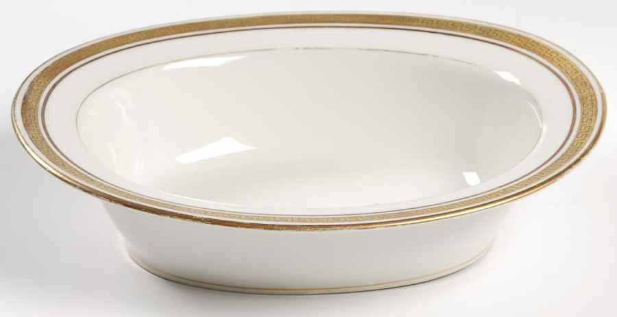 The Athena 9" Oval Vegetable Bowl by Jean Pouyat-1
