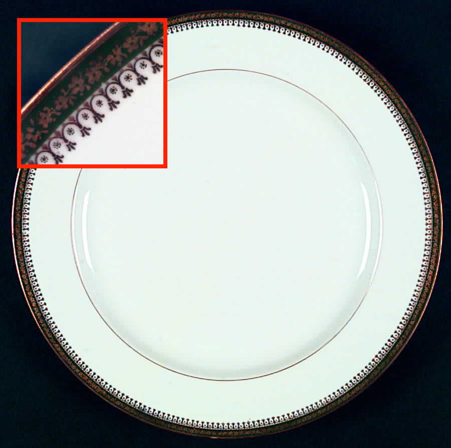 Narbonne (Verge, Rim) Dinner Plate by Jean Pouyat-1