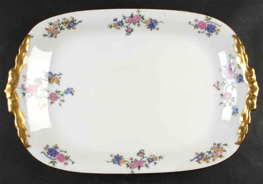 Rheims 18" Rectangular Serving Platter by Jean Pouyat-1