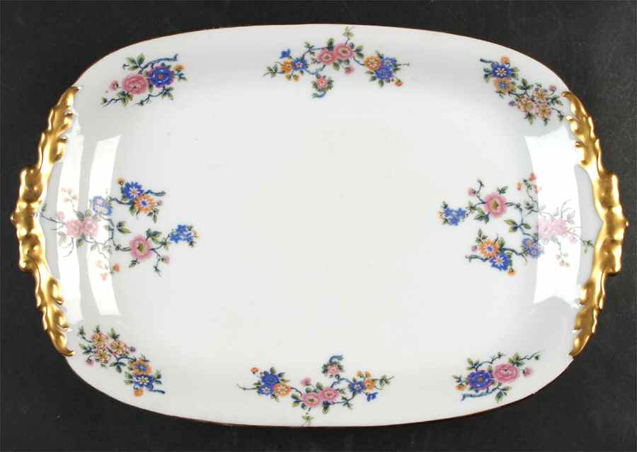 Rheims 17" Rectangular Serving Platter by Jean Pouyat-1