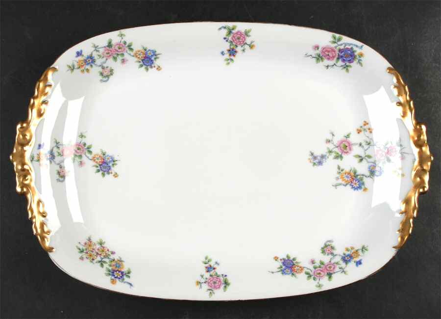 Rheims 16" Rectangular Serving Platter by Jean Pouyat-1