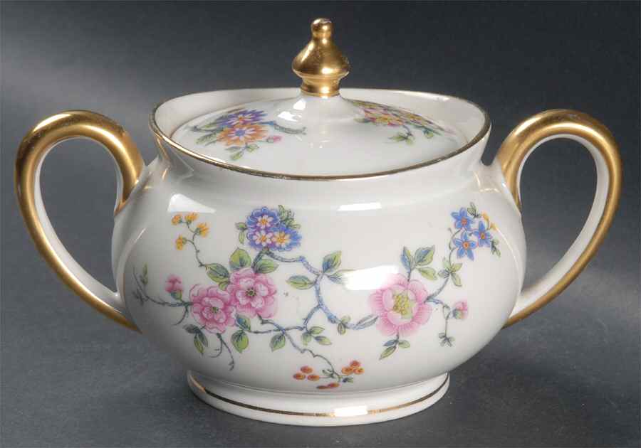 Rheims Sugar Bowl & Lid by Jean Pouyat-1